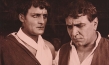 Screenshot mit Viktor Gehring, Fritz Greiner (v.l.n.r.) aus "Der Klosterjäger" (1920)