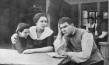Thea Steinbrecher, Fritz Greiner (vorne rechts) in "Der Ochsenkrieg" (1920); Quelle: DFF