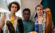 Jascha Baum, Benny Opoku-Arthur, Bjarne Meisel (v.l.n.r.) in "Get Lucky - Sex verändert alles" (2019); Quelle: DCM Film Distribution, DFF, © deutschfilm, DCM, Foto: Hannes Hubach