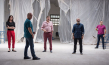 Catrinel Marlon, Vlad Ivanov, Agustí Villaronga, Antonio Buil, Kico Correa (v.l.n.r.) in "La Gomera" (2019); Quelle: Alamode Filmverleih, DFF, © Alamode Film, Foto: Vlad Cioplea