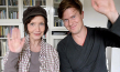 Ulla Geiger, Michael Ransburg bei den Dreharbeiten zu "Wir drehen keinen Film" (2018); Quelle: Der Filmverleih, DFF, © Ulla Geiger 