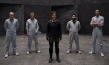 Marcel Andrée, Konstantin-Philippe Benedikt, Nadin Matthews, Ibrahim Al-Khalil, Ali Khalil (v.l.n.r.) in "Die Rüden" (2019); Quelle: Real Fiction Filmverleih, DFF, © 2017 Tom Trambow