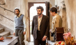 Géza Röhrig, Félix Moati, Jesse Eisenberg (v.l.n.r.) in "Résistance" (2020); Quelle: Warner Bros. Pictures Germany, DFF, © 2020 Resistance Pictures Limited