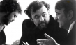 Christian Kohlund, Peter Hall, Alexander May (v.l.n.r.) in "Der Fußgänger" (1973); Quelle: DFF