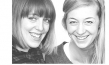 Antonia Traulsen, Claire Roggan (v.l.n.r.); Quelle: Filmfestival Max Ophüls Preis 2021, © Claire Roggan