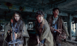 Henriette Confurius, David Ali Rashed, Emilio Sakraya (v.l.n.r.) in "Tribes of Europa" (2021); Quelle: Netflix, DFF, © Gordon Timpen