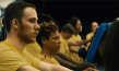 Joe Cole (links), Donna Duplantier (2.v.l.) in "One of These Days" (2020); Quelle: Weltkino Filmverleih, DFF, © Flare Film, Michael Kotschi
