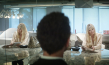 Yahya Mahayni, Monica Bellucci (v.l.n.r.) in "Der Mann, der seine Haut verkaufte" (2020); Quelle: eksystent distribution, DFF 