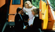 Helmut Fischer, Dey Young, Thomas Gottschalk (v.l.n.r.) in "Zärtliche Chaoten" (1987); Quelle: DFF