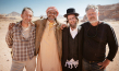 Peter Keller, Haitham Omari, Luzer Twersky, Stefan Sarazin (v.l.n.r.) am letzten Drehtag von "Nicht ganz koscher - Eine göttliche Komödie" am 13. Mai 2019
