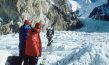 Bei den Dreharbeiten zu "Gasherbrum - Der leuchtende Berg" (1984)