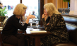 Sonja Hopf, Alice Schwarzer (v.l.n.r.) in "Alice Schwarzer" (2022)