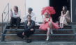 Benny Claessens (links), Asad Schwarz (hinten 2.v.l.), Robert Milan Knorr (vorne links), Celine Meral (vorne rechts) in "Ladybitch" (2021)