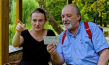 Kyra Steckeweh, Tim van Beveren (v.l.n.r.) in "DORA - Flucht in die Musik" (2022)