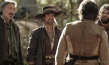 Vincent Cassel, Romain Duris, Pio Marmaï (v.l.n.r.), François Civil (von hinten) in "Die drei Musketiere - D'Artagnan" (2023)