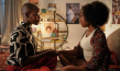 Florence Kasumba, Jobel Mokonzi (v.l.n.r.) in "Get Up" (2023)