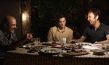 Erol Babaoğlu, Selahattin Paşali, Erdem Şenocak (v.l.n.r.) in "Burning Days" (2022)