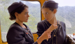 Nino Soselia, Mathilde Irrmann (v.l.n.r.) in "Gondola" (2023)