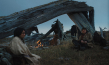 Camilo Arancibia, Benjamin Westfall, Mark Stanley (v.l.n.r.) in "Colonos" (2023)