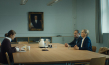 Moritz Bleibtreu (2.v.r.), Laura Tonke (rechts) in "Alles Fifty Fifty" (2023)