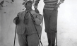Promotionsfoto mit Hans Schneeberger, Walter Riml (v.l.n.r.) für "Der große Sprung" (1927)