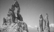 Leni Riefenstahl, Luis Trenker (v.l.n.r.) in "Der große Sprung" (1927)