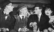 Hanns Lothar, James Cagney, Horst Buchholz, Pamela Tiffin (v.l.n.r.) in "One, Two, Three" 