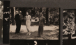 Kontaktbogen aus dem Bestand von Heinrich Hoffmann, jetzt National Archive: Adolf Hitler (links) ist mit Joseph Goebbels (Reichsminister für Volksaufklärung, rechts) zu Besuch bei Leni Riefenstahl in ihrer Villa in Berlin-Dahlem, 1937 ("Riefenstahl", 2024)