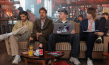Lukas von Horbatschewsky, Jan Josef Liefers, Bruno Alexander, Alex Junge (v.l.n.r.) in "Alter weißer Mann" (2024)