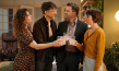 Lucía Barrado, Florian David Fitz, Friedrich Mücke, Julia Koschitz (v.l.n.r.) in "Der Vierer" (2024)