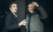 Nikolai Kinski, Florian Frerichs (v.l.n.r) bei den Dreharbeiten zu "Traumnovelle" (2024)