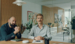 Anton Noori, Albrecht Schuch (v.l.n.r.) in "Pfau - Bin ich echt?" (2024)