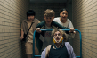 Max Zheng, Noèl Gabriel Kipp, Cedric Eich, Maïmouna Rudolph-Mbacké (v.l.n.r.) in "Der Prank - April, April!" (2025)