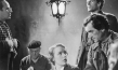 Eugen York, Josef Sieber, Lotte Koch, Siegmar Schneider, Karl-Heinz Schroth (v.l.n.r.) bei den Dreharbeiten zu "Morituri" (1948)