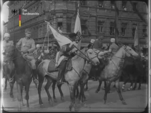 Einzug des siegreichen Generals von Mannerheim in Helsingfors