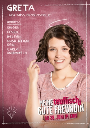 Charakterplakat Janina Fautz von "Meine teuflisch gute Freundin" (2018)