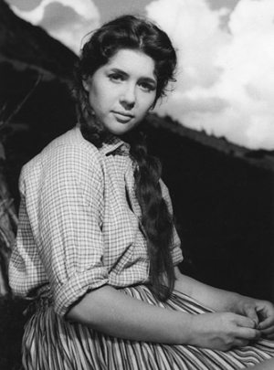 Christiane Hörbiger in "Der Meineidbauer" (1956)