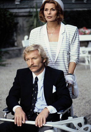 Franz Xaver Kroetz, Senta Berger in "Kir Royal" [Episode 3] (1986); Quelle: Eurovideo, DFF, © WDR, Balance Film