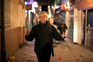 Claire Denis bei den Dreharbeiten zu "35 Rum" (2008); Quelle: 70. Internationale Filmfestspiele Berlin (Katalog), © Pandora Film Produktion