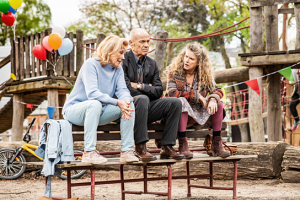 Maren Kroymann, Heiner Lauterbach, Barbara Sukowa (v.l.n.r.) in "Enkel für Anfänger" (2019); Quelle: StudioCanal, DFF, © StudioCanal GmbH, Wolfgang Ennenbach