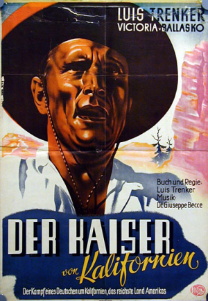 Filmplakat von "Der Kaiser von Kalifornien" (1936)