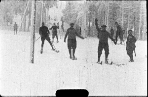 Screenshot aus "Schneeschuhlaufen auf dem Feldberg" (190?),Quelle: DFF