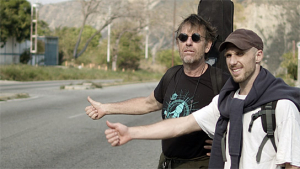 Thomas Walter, Pablo Charlemoine (v.l.n.r.) in "Gegen den Strom – Abgetaucht in Venezuela" (2019); Quelle: PARTISAN filmverleih, DFF