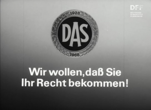 Screenshot aus "DAS Rechtschutz 67/1 [Horst Wiehlau]" (1967); Quelle: DFF