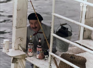Screenshot aus "PICON Aperitifgetränk 6?/5 ['Angler am Seine-Ufer']" (196?); Quelle: DFF