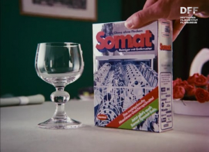 Screenshot aus "SOMAT / Henkel & Cie. 'Gläser'" (1979?); Quelle: DFF