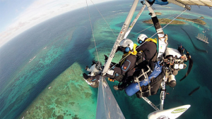 Andreas Zmuda, Doreen Kröber in "Vogelfrei - Ein Leben als fliegende Nomaden" (2020); Quelle: Trike-Globetrotter-Project, DFF, © Trike-Globetrotter-Project, Kröber & Zmuda GbR