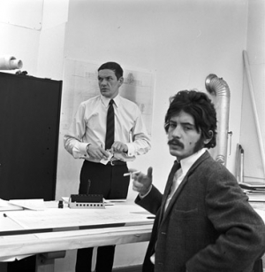 Franz Maron (links) mit Harry Baer in "Warum läuft Herr R. Amok?" (1969); © DFF/Sammlung Peter Gauhe, Fotograf: Peter Gauhe