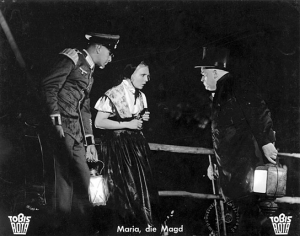 Hans Schlenck, Hilde Körber, Ernst Legal (v.l.n.r.) in "Maria, die Magd" (1936); Quelle: DFF