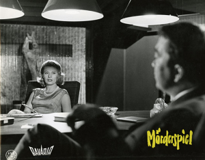 Magali Noël, Wolfgang Kieling (v.l.n.r.) in "Mörderspiel" (1961); Quelle: Murnau-Stiftung, DFF